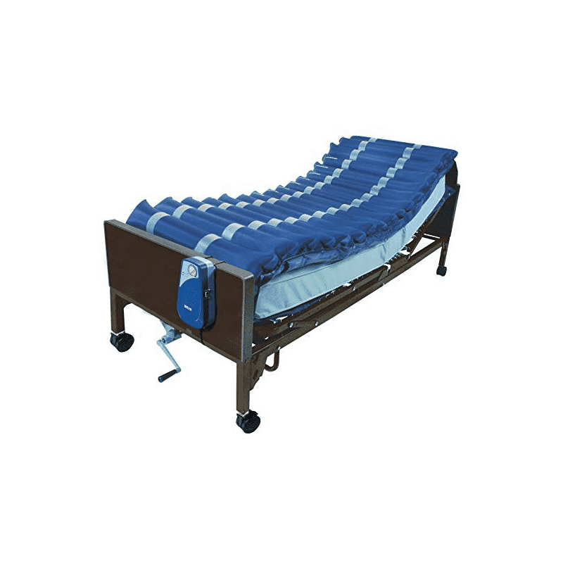 Drive Medical Med Aire Low Air Loss Mattress Overlay System with APP 5 - Senior.com Support Surfaces